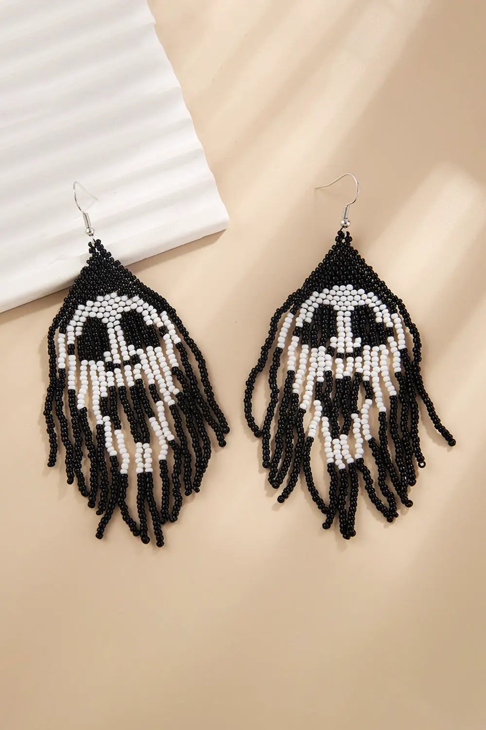 Beaded Dangle Earrings by Trendsi