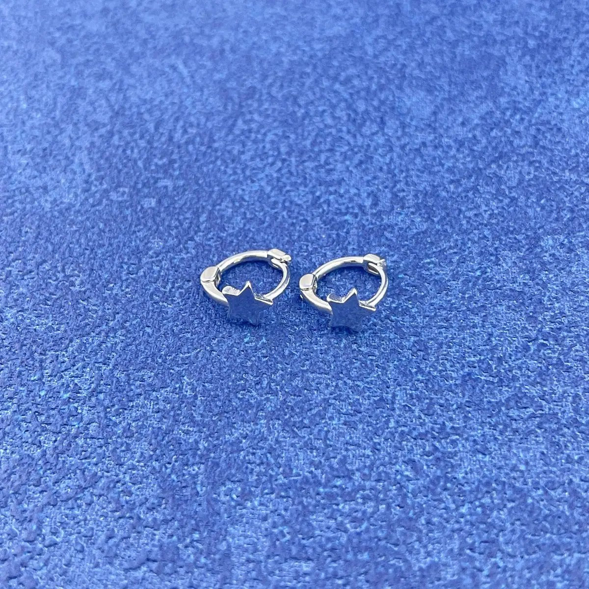 925 Sterling Silver Star Earrings by Trendsi