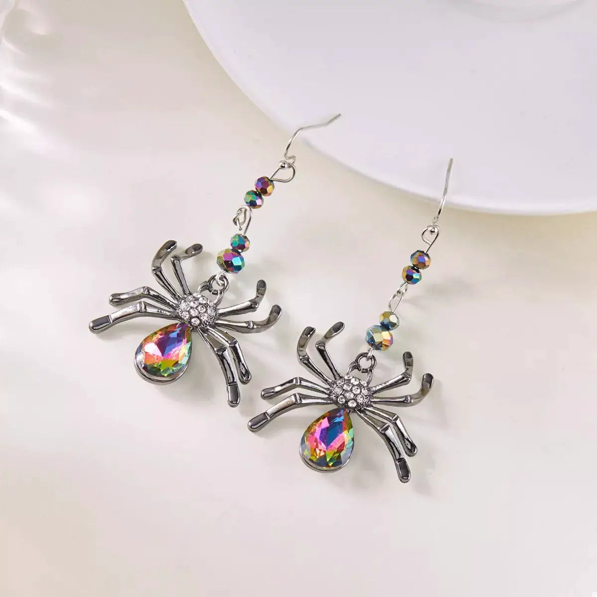 Halloween Spider Dangle Earrings by Trendsi