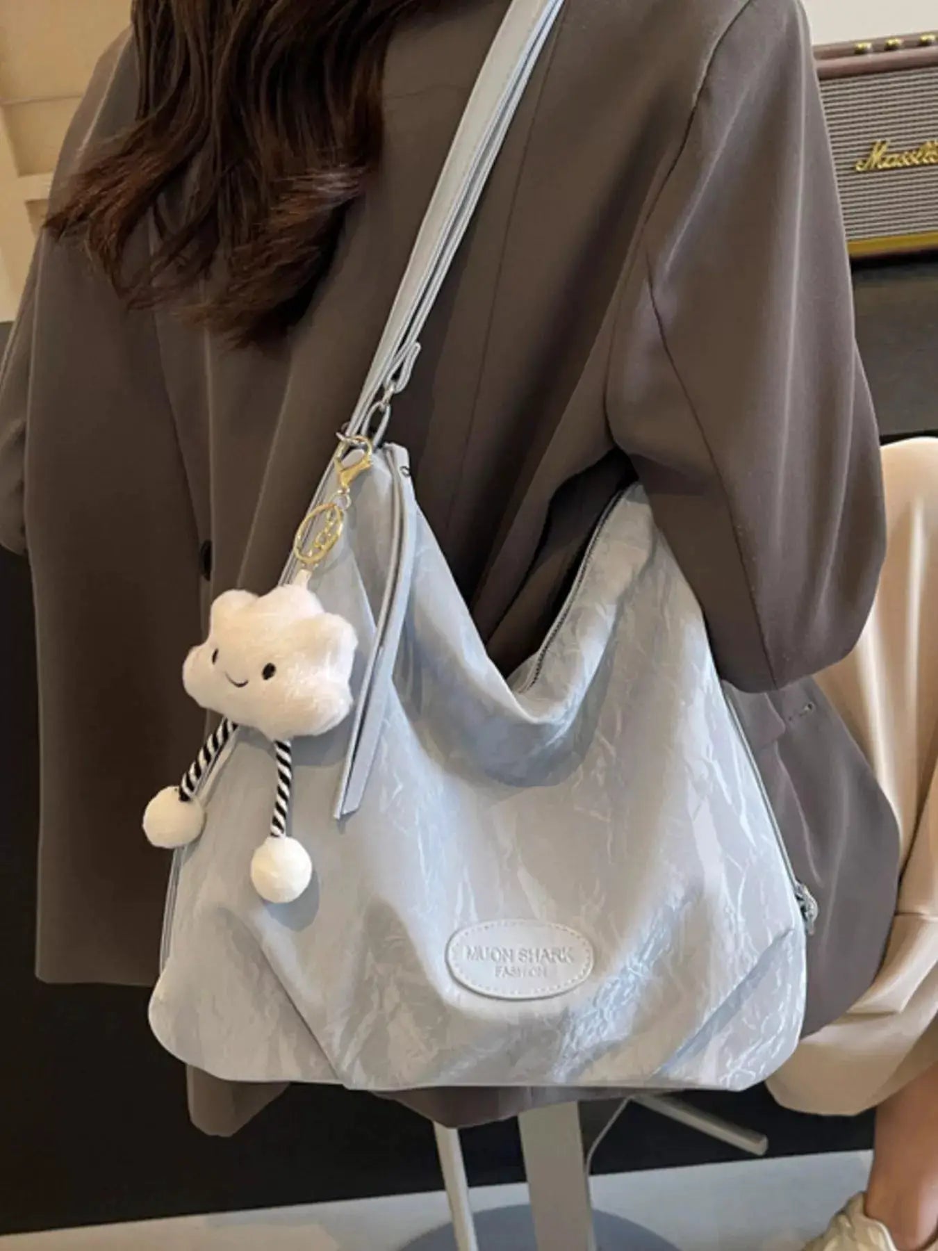 PU Leather Shoulder Bag by Trendsi