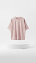 Blush pink oversized shirt