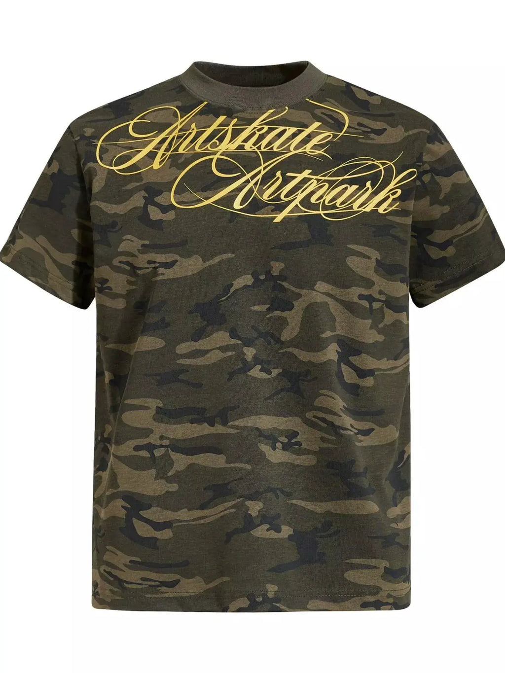 Men's Camouflage Print Short Sleeve T-Shirt by Trendsi