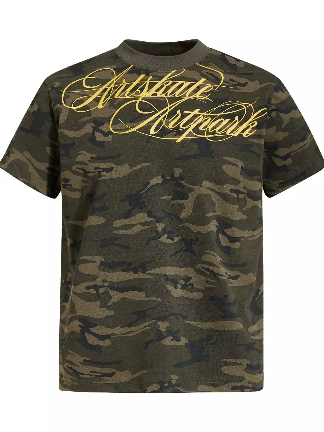 Men's Camouflage Print Short Sleeve T-Shirt by Trendsi
