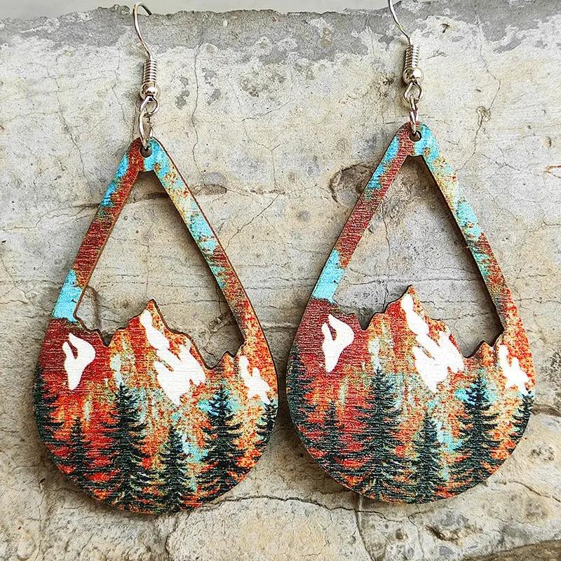 Teardrop Shape Dangle Earrings by Trendsi