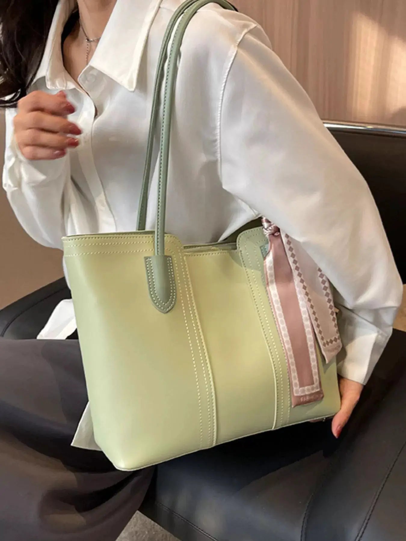 Casual Tote Shoulder Bag by Trendsi