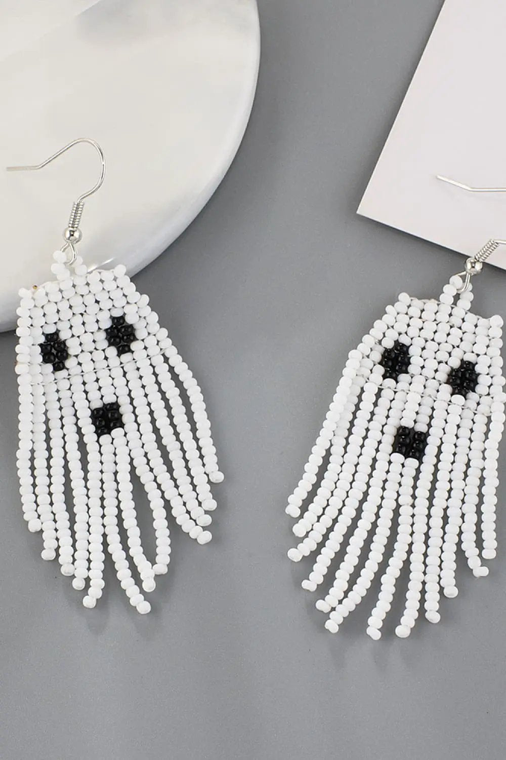Beaded Dangle Earrings by Trendsi
