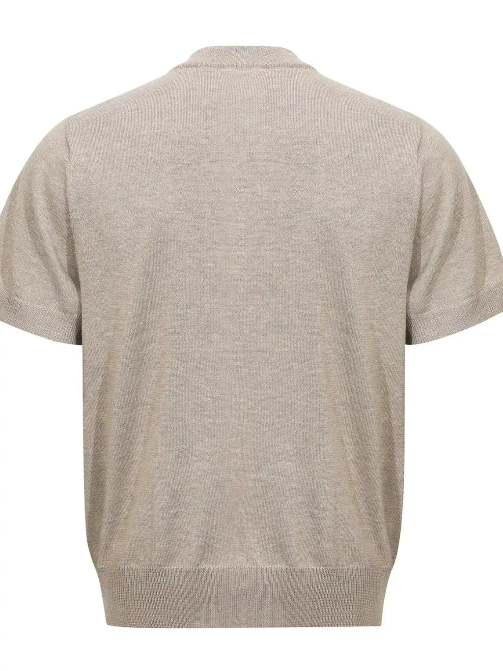 Men's Short Sleeve Knit Top by Trendsi