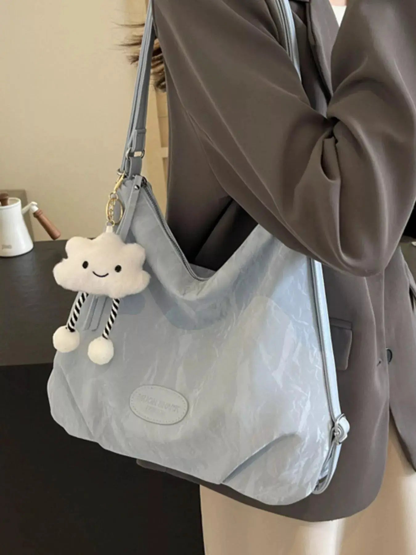 PU Leather Shoulder Bag by Trendsi