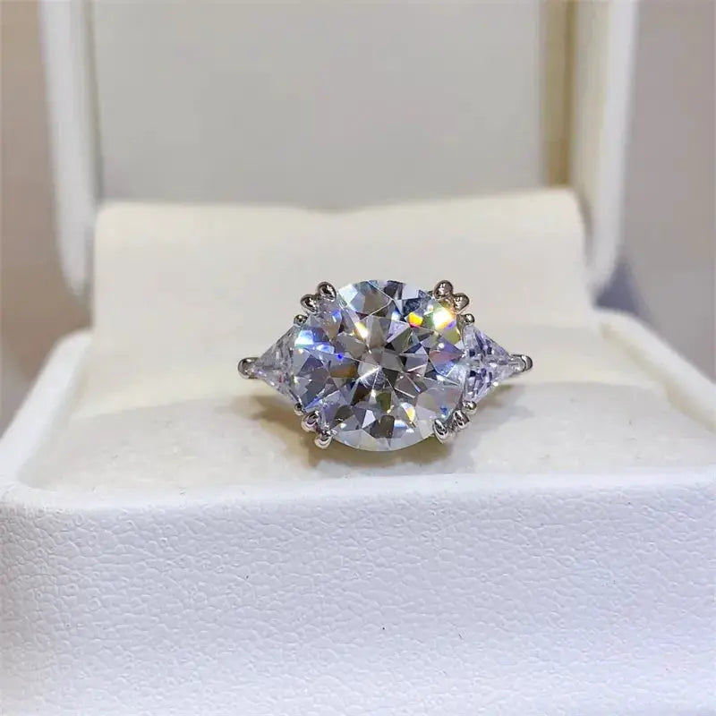 5 Carat Moissanite 925 Sterling Silver Ring by Trendsi