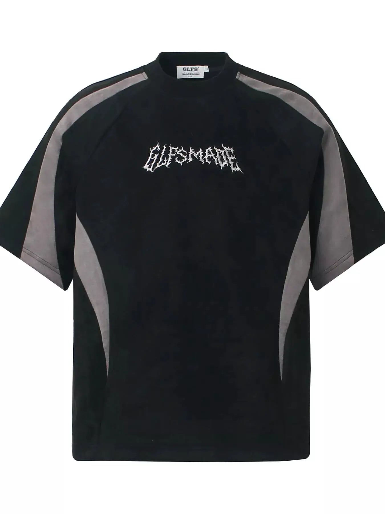 Men's Letter Embroidered Round Neck T-Shirt by Trendsi