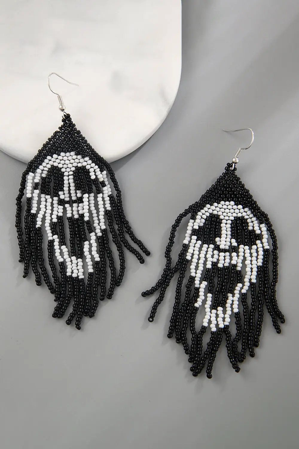 Beaded Dangle Earrings by Trendsi