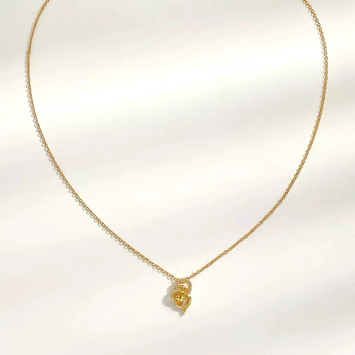 18K Gold-Plated Pendant Necklace by Trendsi