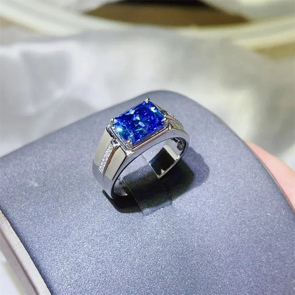 2 Carat Moissanite 925 Sterling Silver Ring by Trendsi