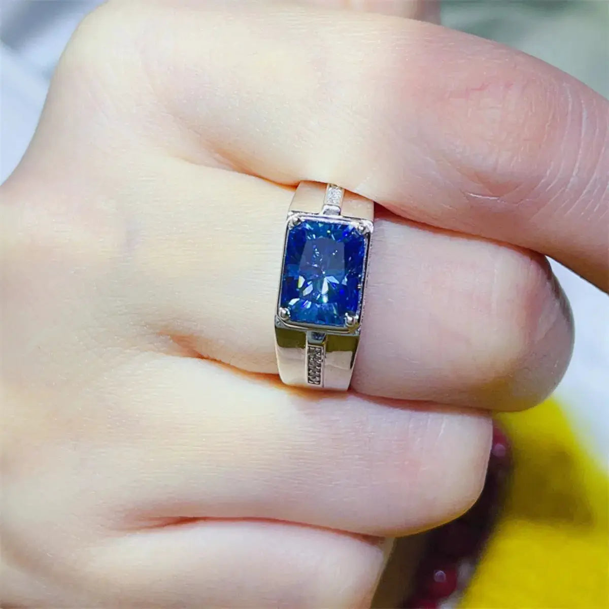 2 Carat Moissanite 925 Sterling Silver Ring by Trendsi