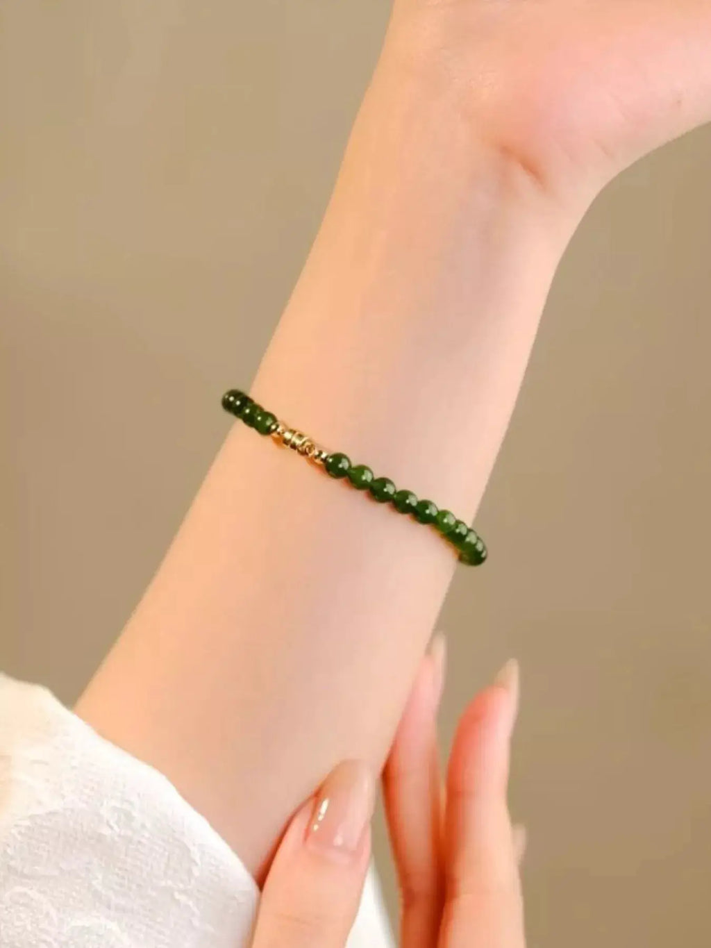 Agate Beaded Bracelet by Trendsi
