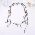 Leaf Chain Layered Necklace by Trendsi