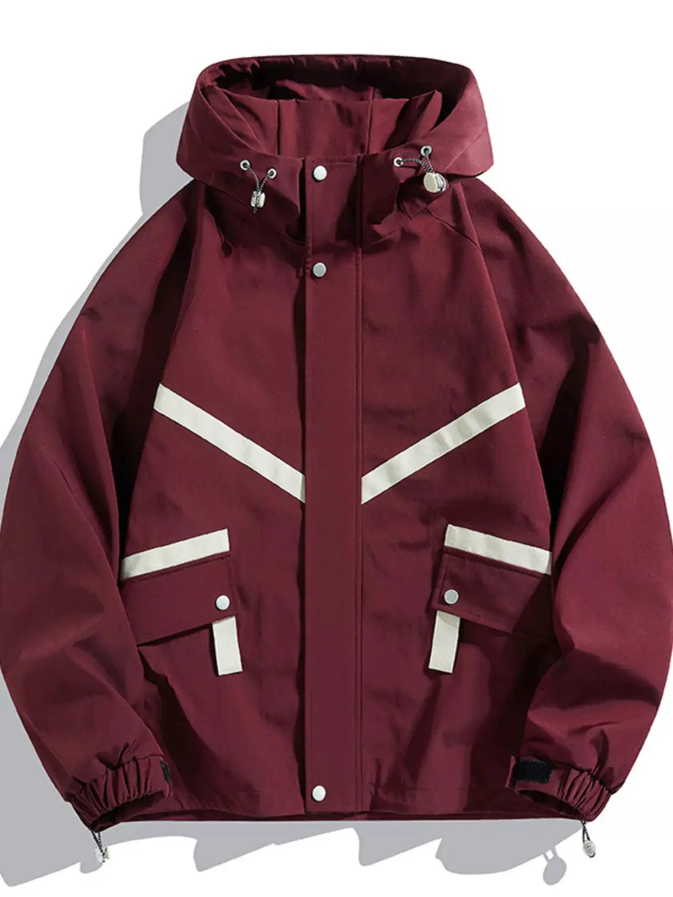 Men's Full Size Casual Hooded Zip-Up Outerwear Plus Size by Trendsi