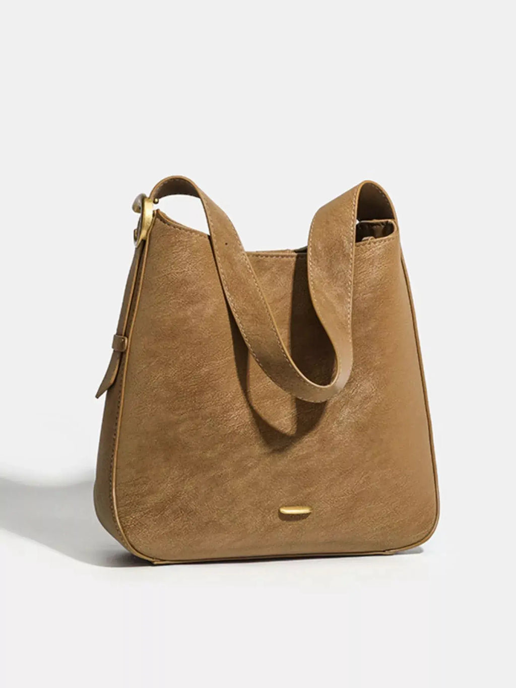 Casual Faux Leather Shoulder Bag by Trendsi