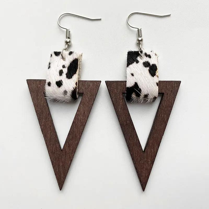 Geometric Drop Earrings by Trendsi