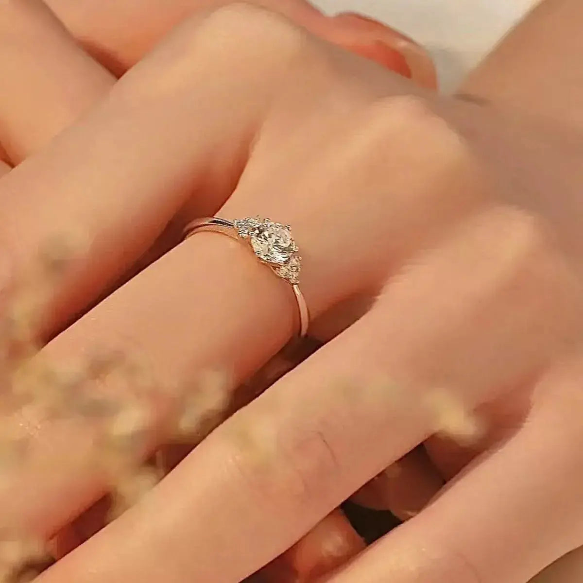1 Carat Moissanite 925 Sterling Silver Ring by Trendsi