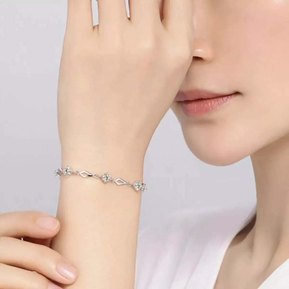 925 Sterling Silver Bracelet by Trendsi