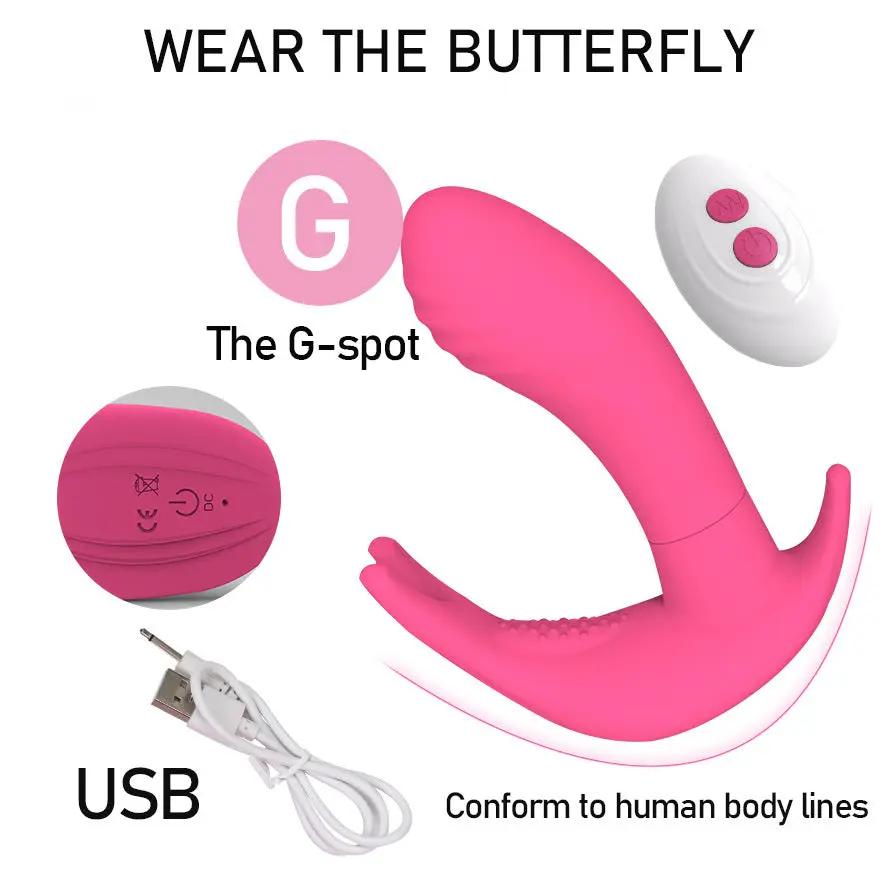 Remote Control New Butterfly Sex Toy Female Vibrator Orgasm Vibrator Massage Appliance Adult Sex Product by eprolo