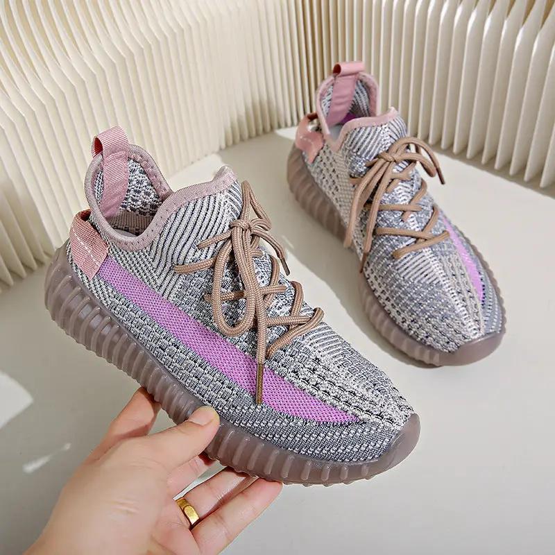 Coconut shoes for both men and women, summer breathable fly woven shoe covers, casual sports shoes, couple's mesh shoes by eprolo