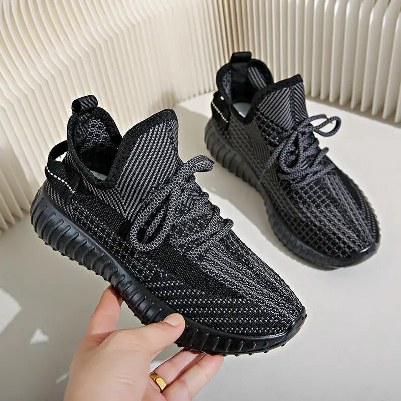 Coconut shoes for both men and women, summer breathable fly woven shoe covers, casual sports shoes, couple's mesh shoes by eprolo