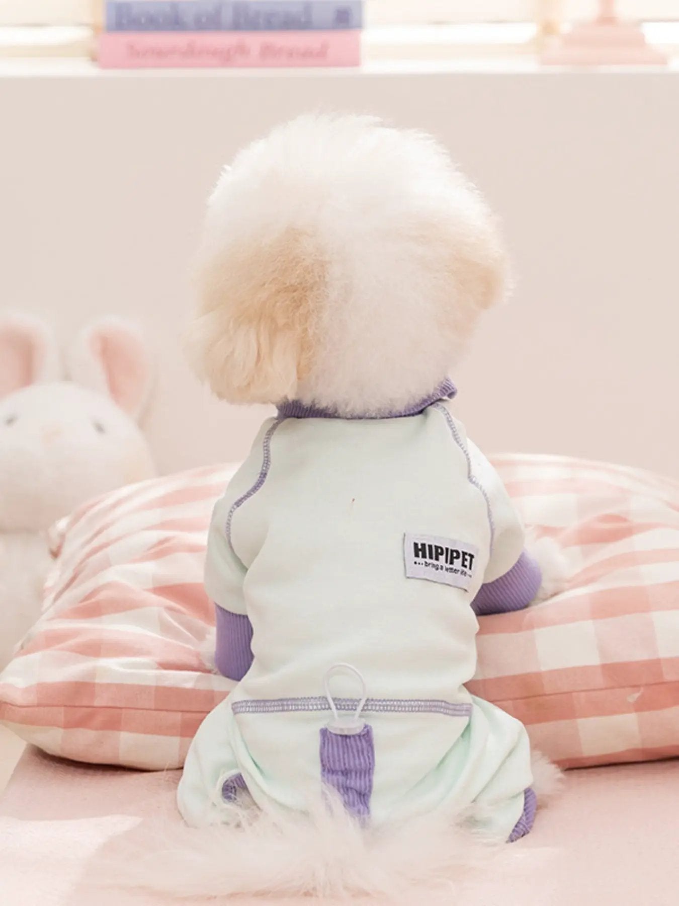 Contrast Soft Pet Pajamas by Trendsi