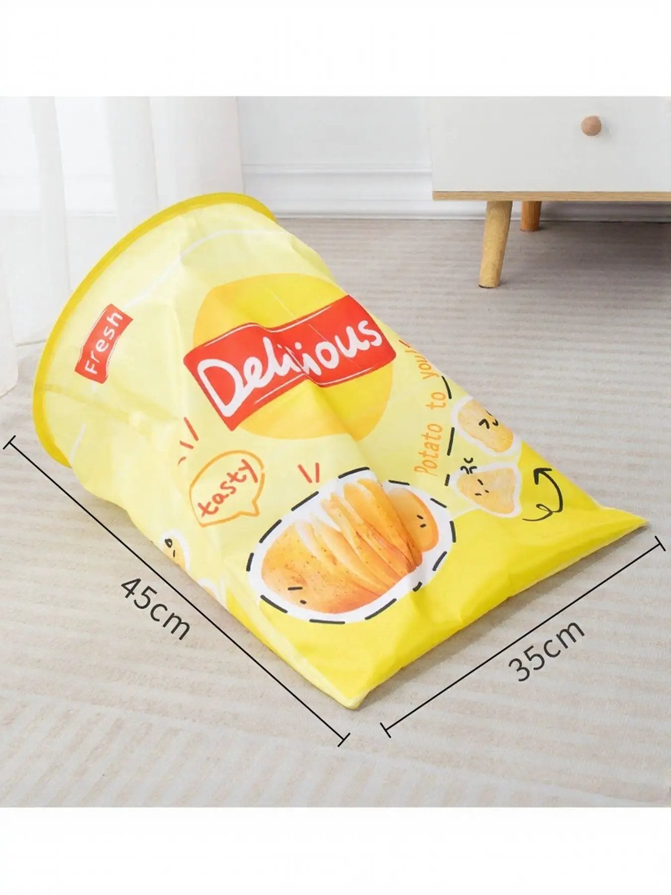 Collapsible Printed Cat Tunnel Toy by Trendsi