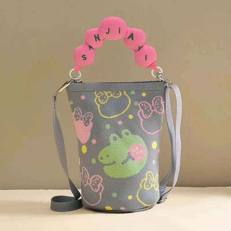 Cartoon Bucket Crossbody Bag by Trendsi