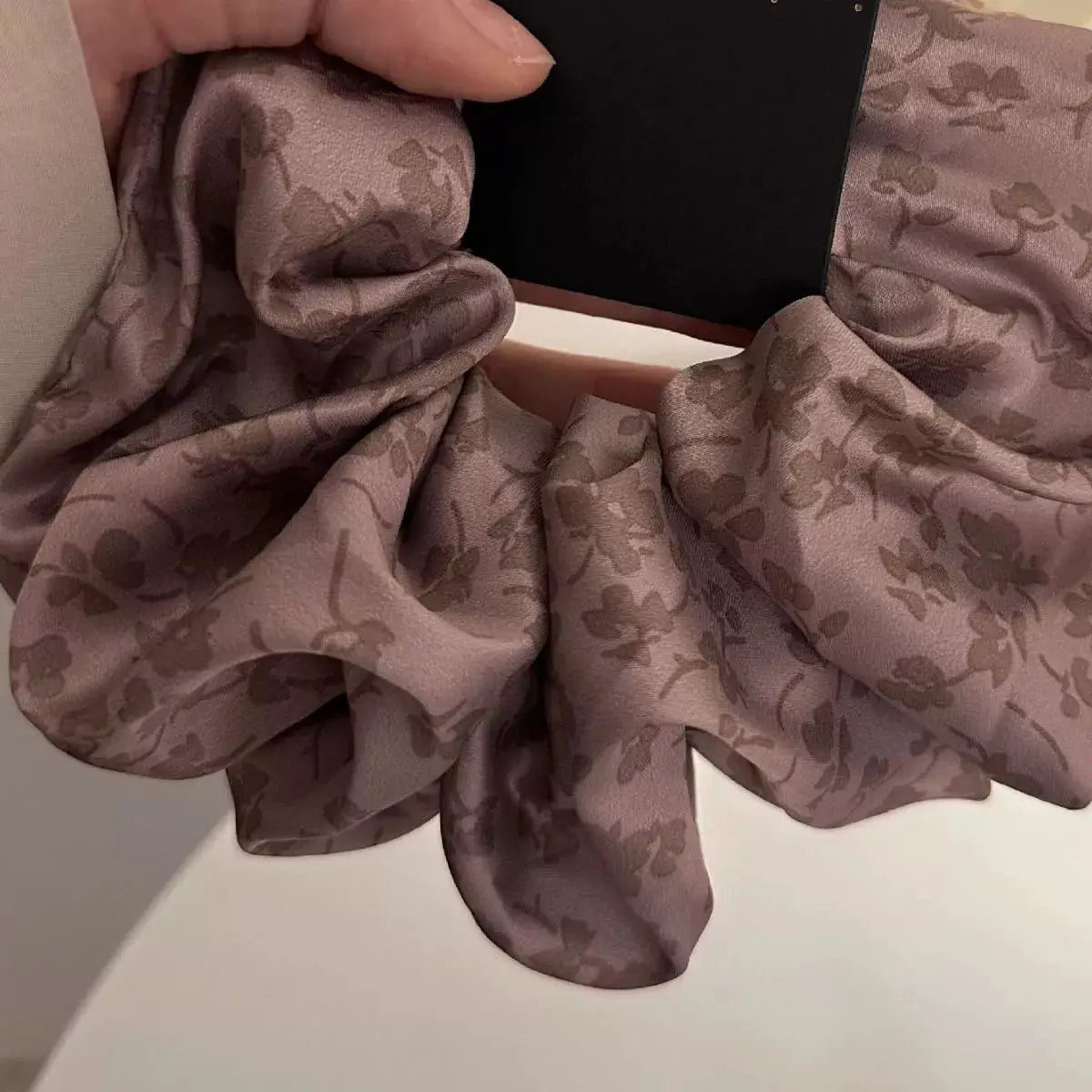 3-Piece Floral Print Hair Scrunchies Set by Trendsi