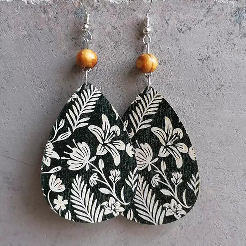 Teardrop Drop Earrings by Trendsi