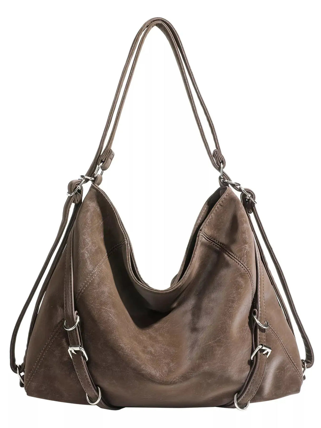 Vintage Style Convertible Shoulder Bag by Trendsi
