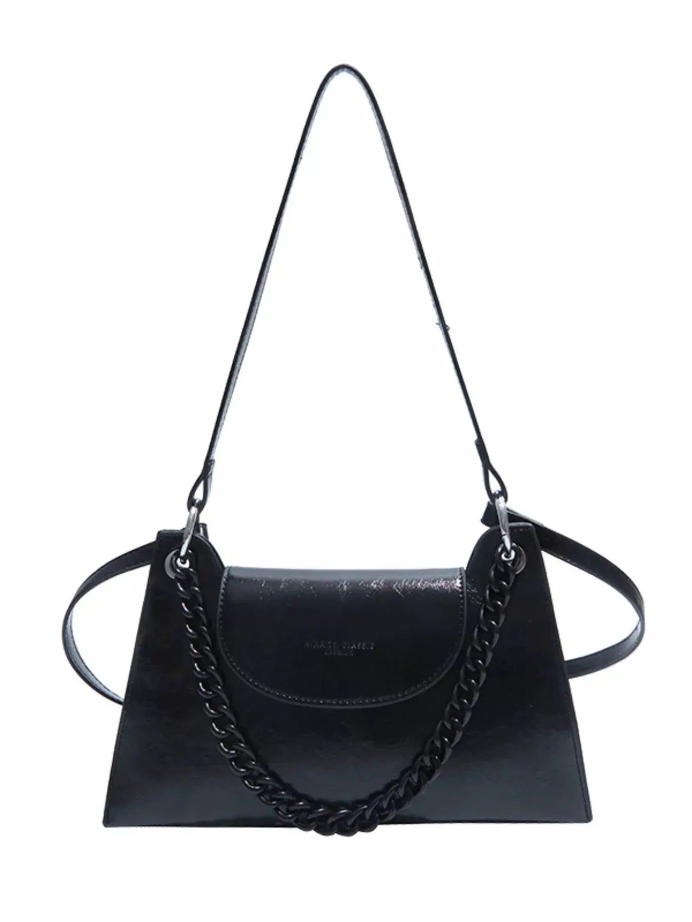 Chain Decor Flap Crossbody Bag by Trendsi