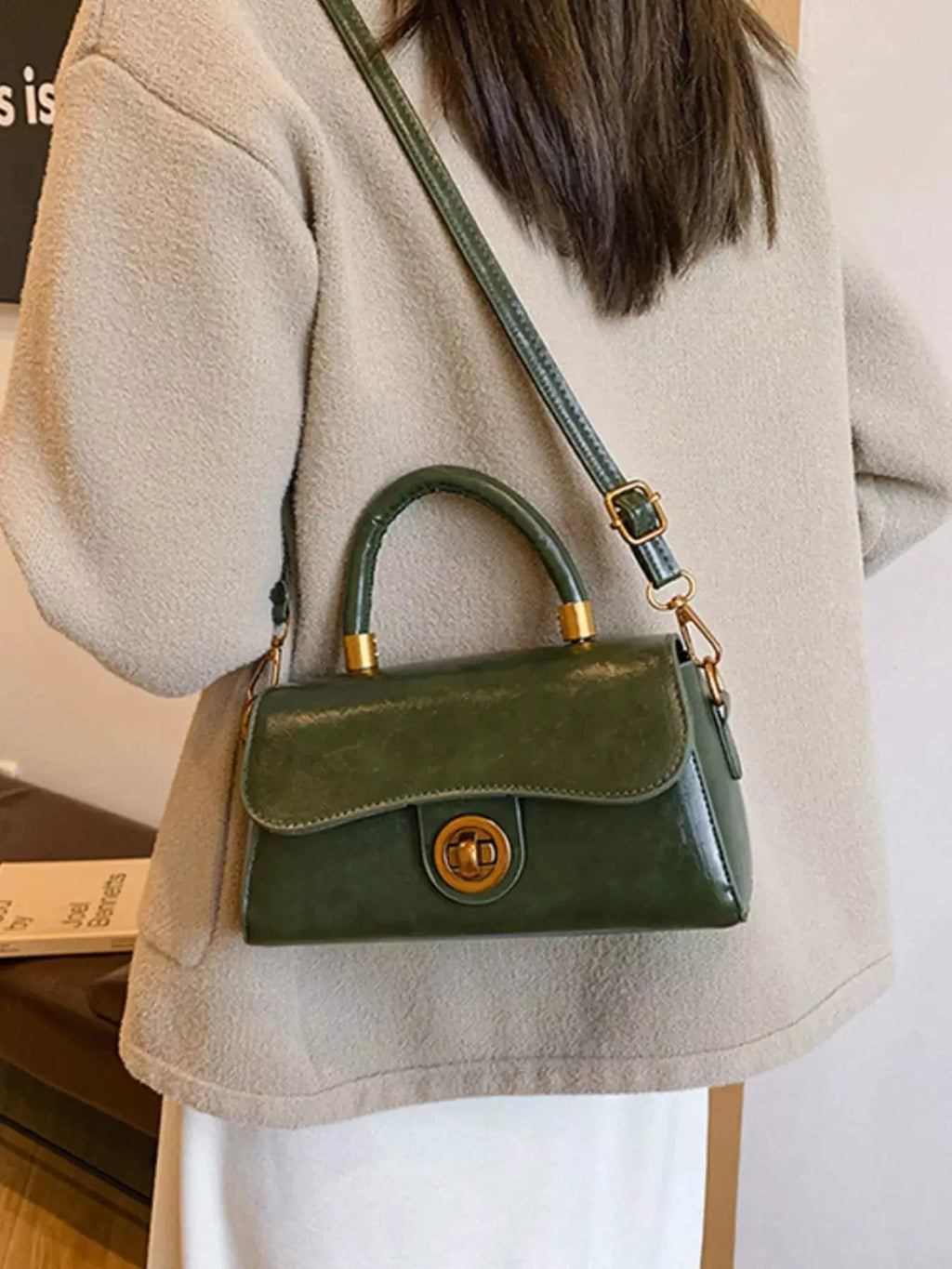 Top Handle Crossbody Bag by Trendsi