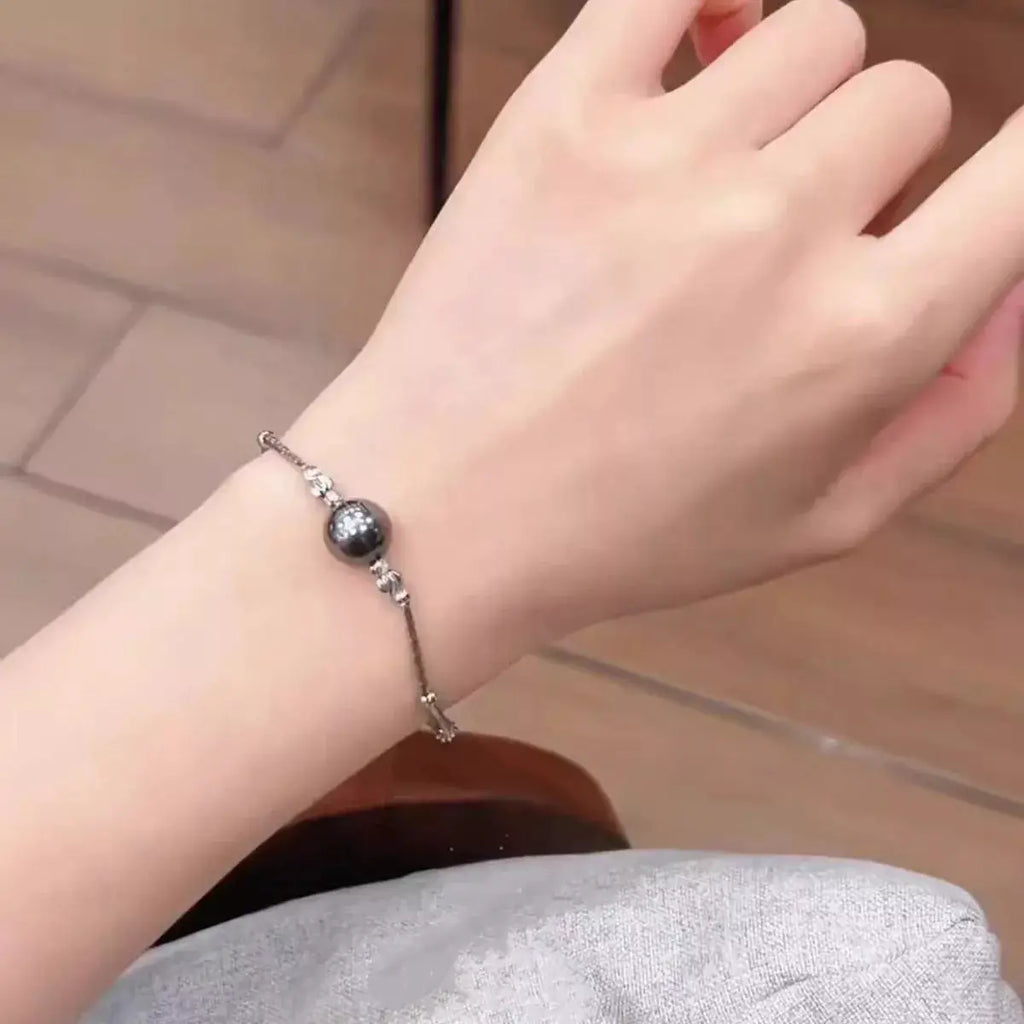 Pearl Accent Chain Bracelet by Trendsi