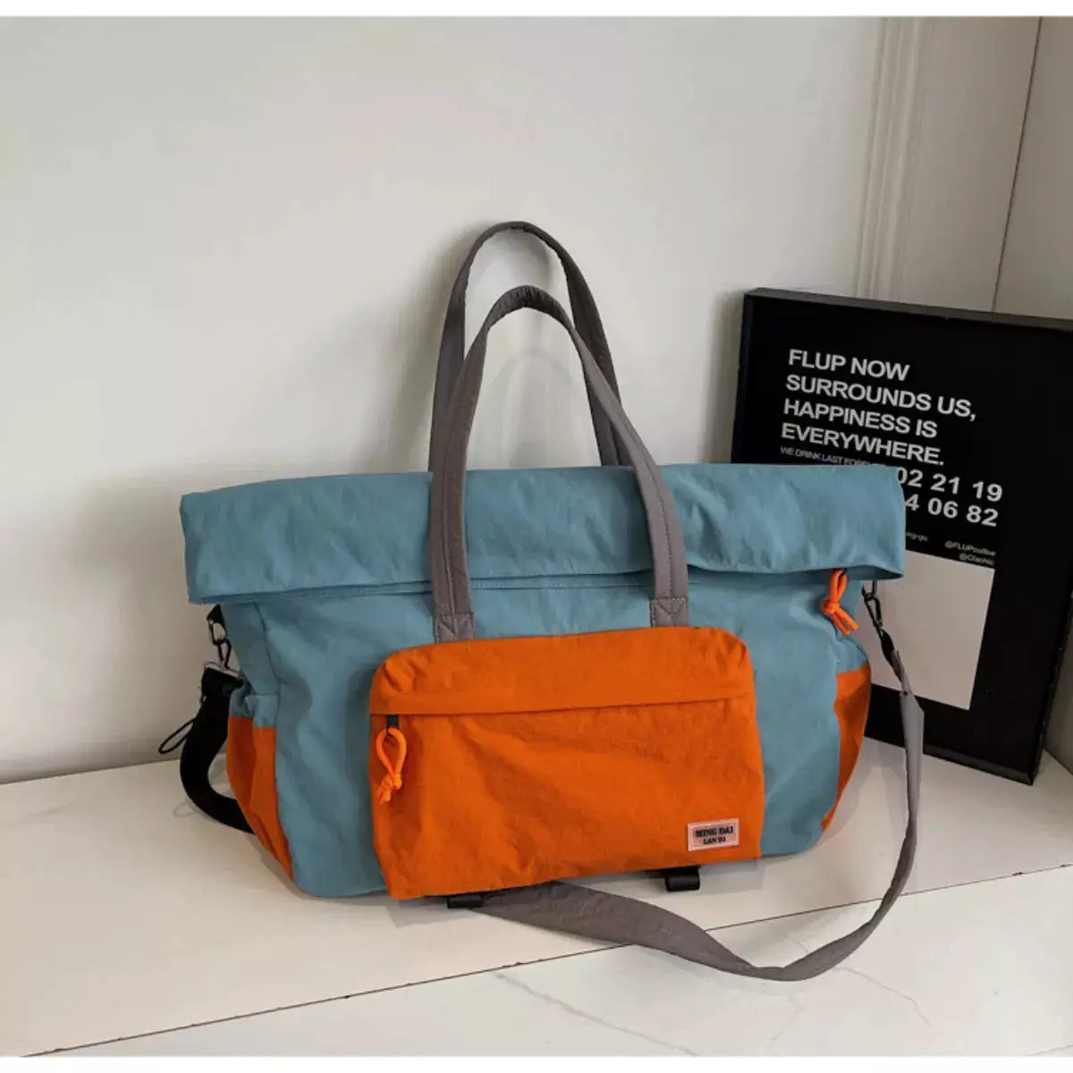 Color Block Travel Bga by Trendsi