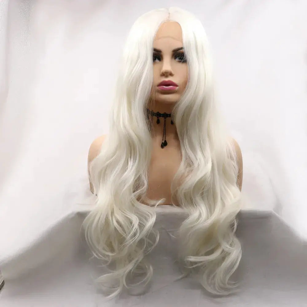 13*3" Lace Front Wigs Synthetic Long Wavy 24" 130% Density by Trendsi