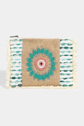 Fame Evil Eye Fringe Cosmetic Bag by Trendsi