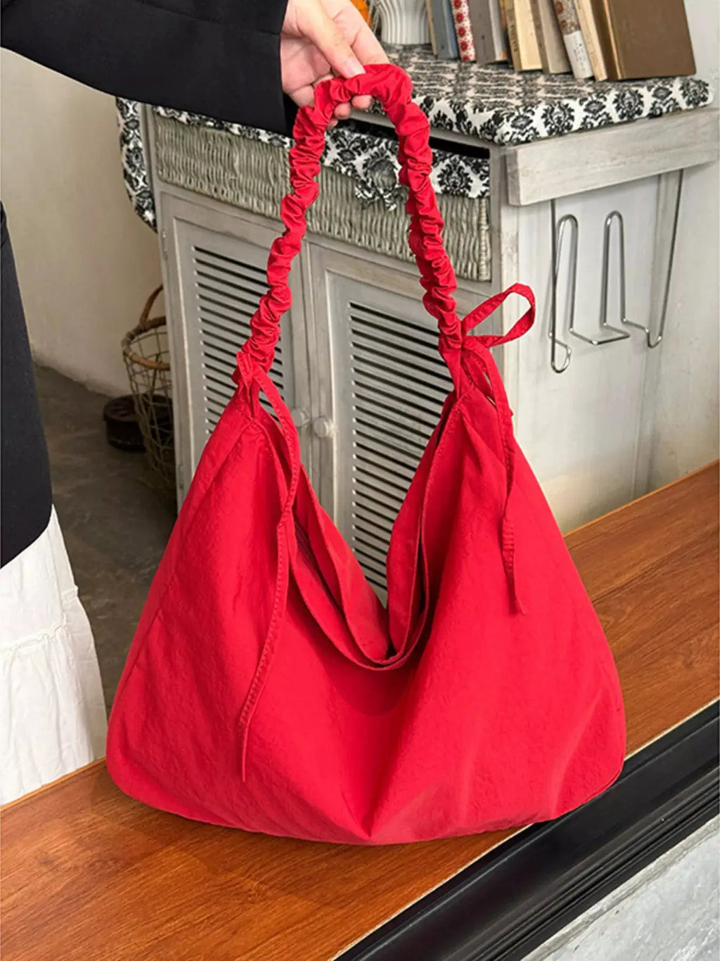 Ruched Handle Crossbody Bag by Trendsi
