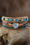 Heart Layered Bracelet by Trendsi