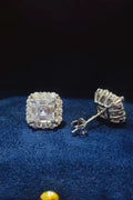 2 Carat Moissanite 925 Sterling Silver Stud Earrings by Trendsi