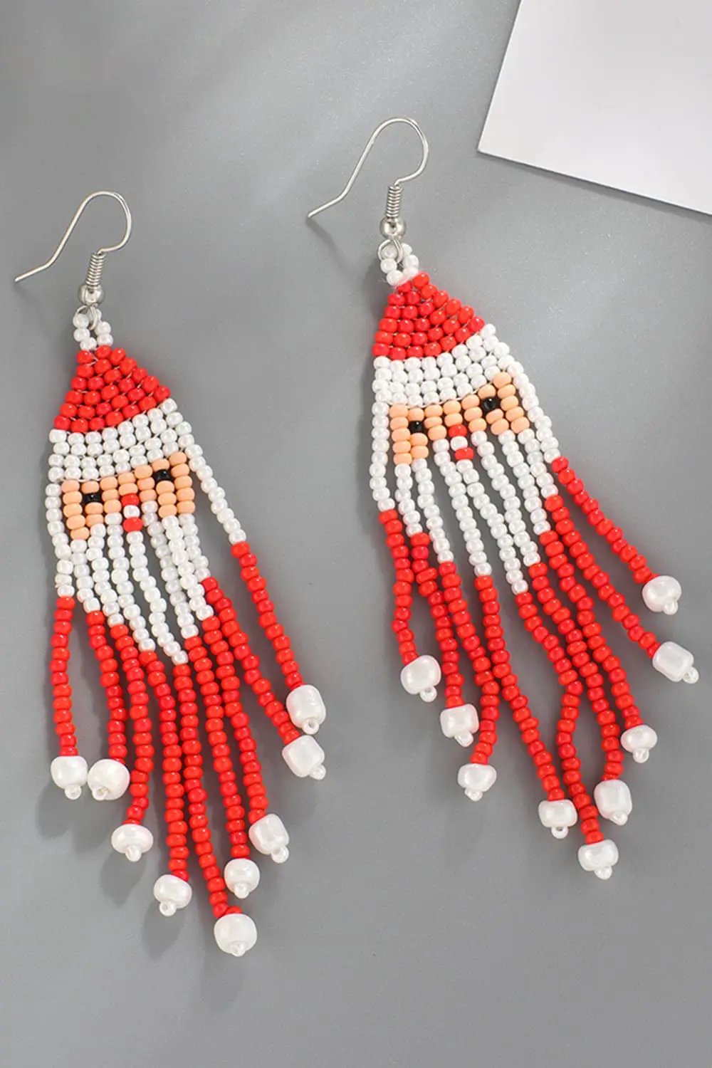 Christmas Beaded Earrings by Trendsi