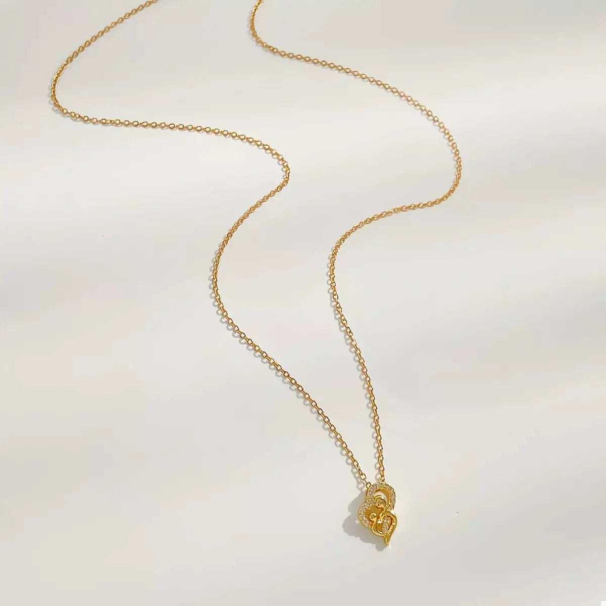 18K Gold-Plated Pendant Necklace by Trendsi