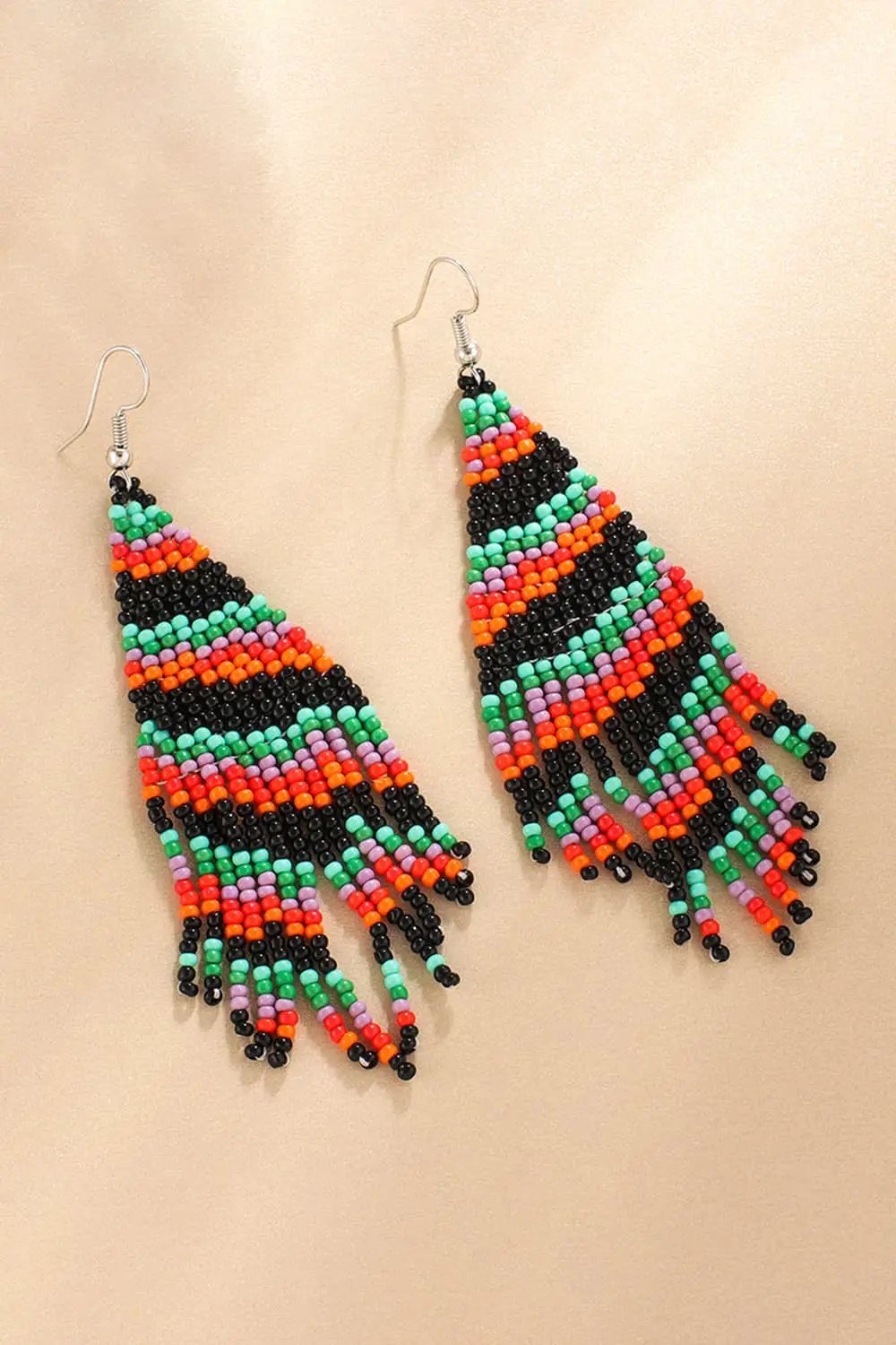 Christmas Beaded Earrings by Trendsi