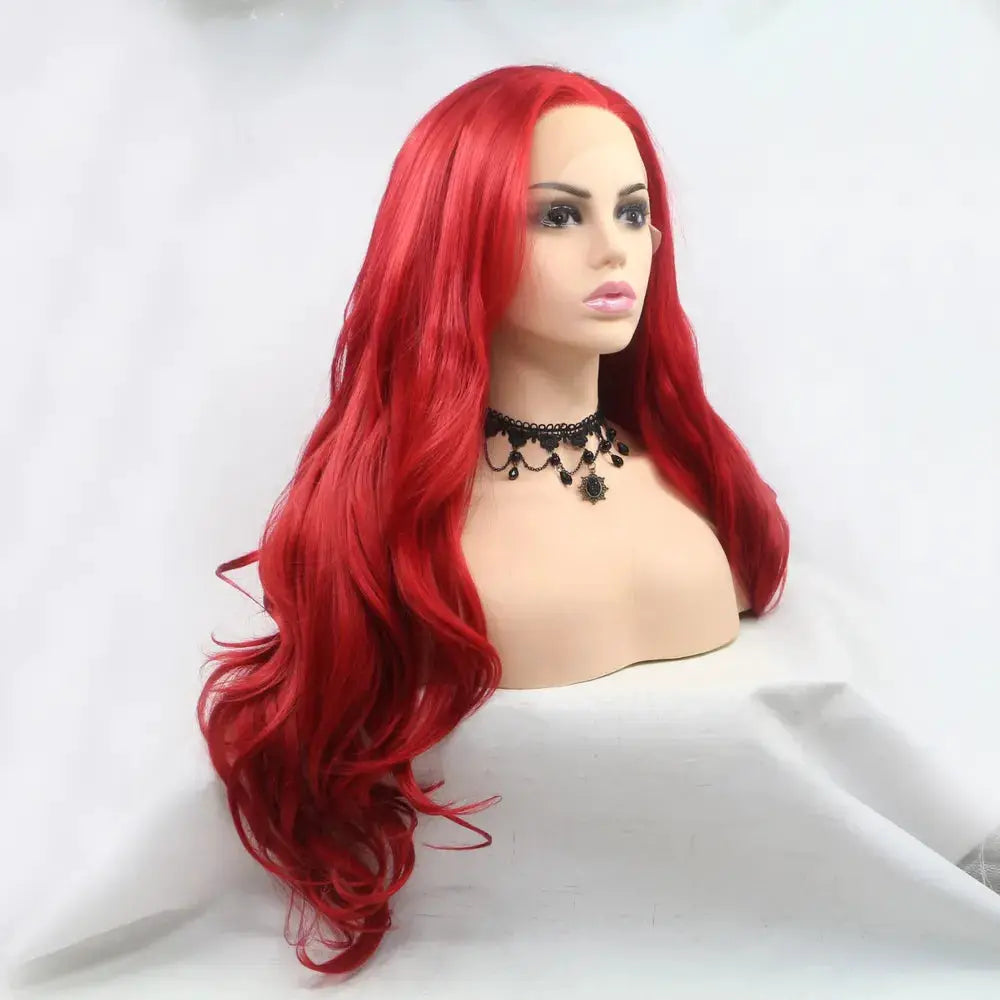 13*3" Lace Front Wigs Synthetic Long Wavy 24" 130% Density by Trendsi