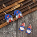 2 Pair Acrylic Gnome Earrings by Trendsi