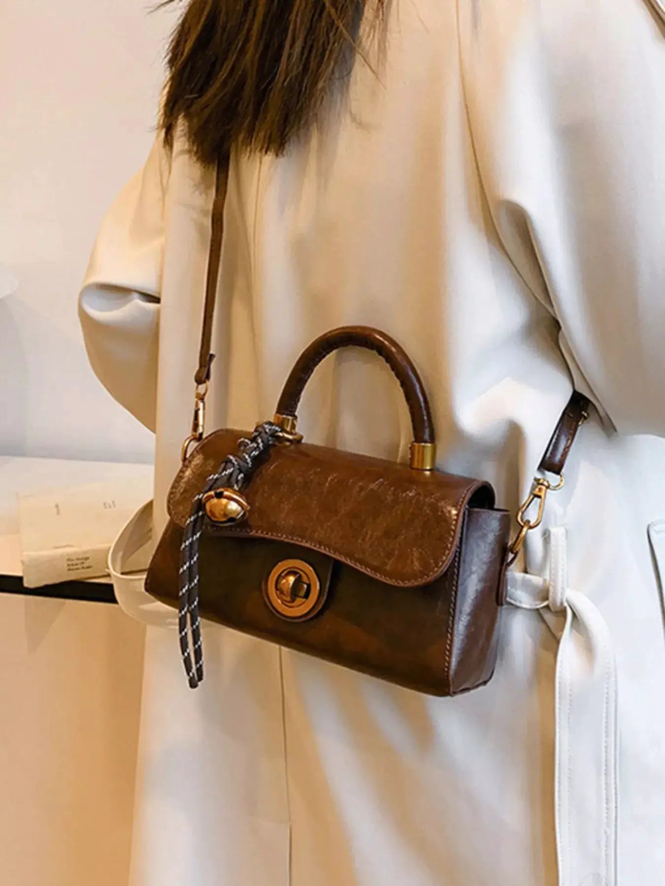 Top Handle Crossbody Bag by Trendsi