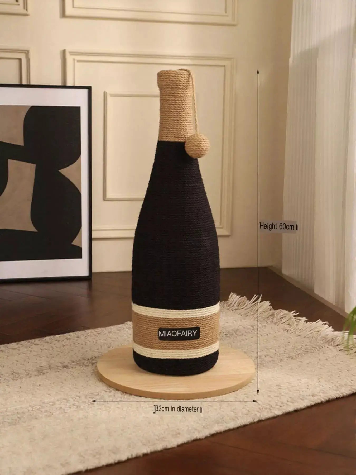 Champagne Bottle Style Cat Scratching Posts by Trendsi